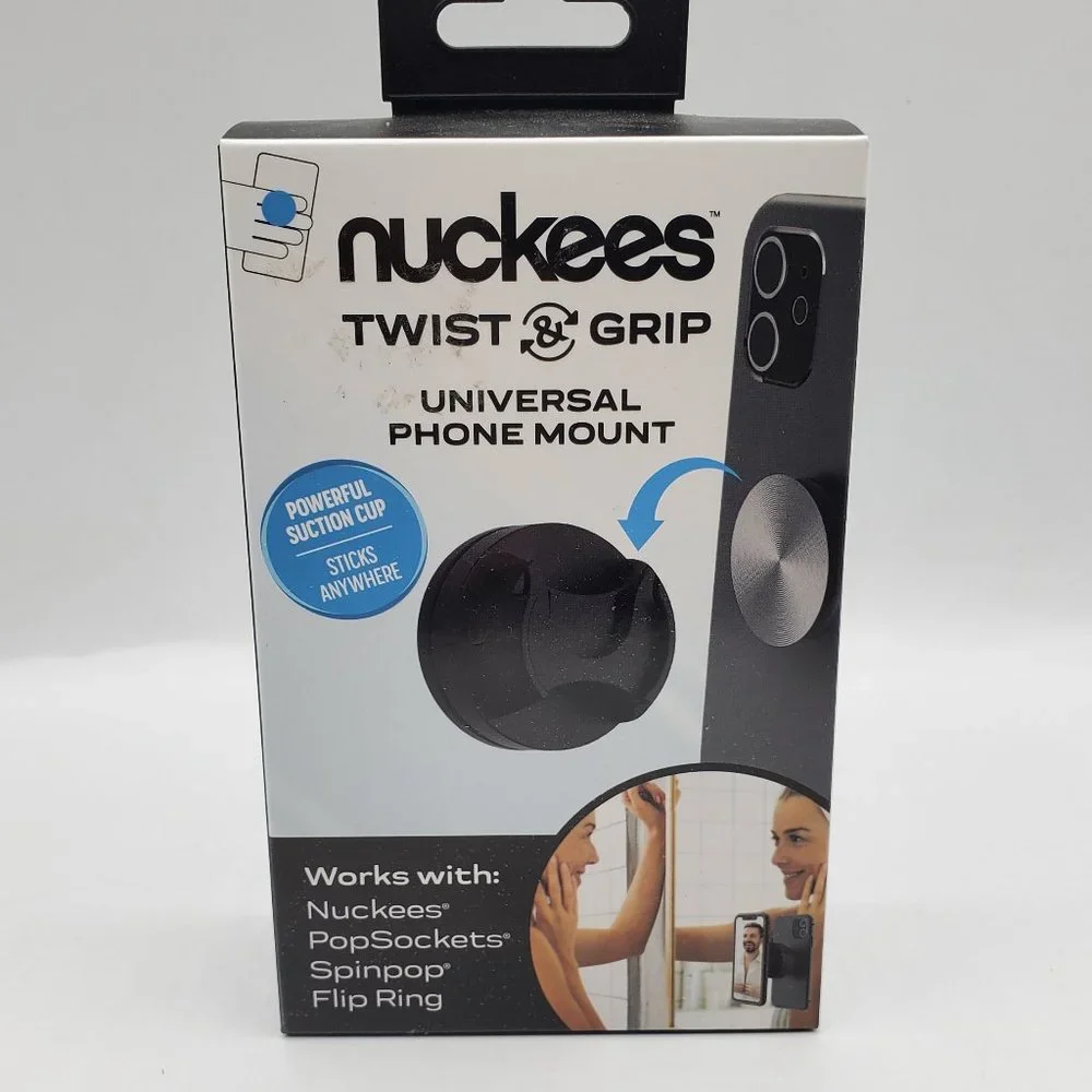 NIB NUCKEES TWIST & GRIP UNIVERSAL PHONE MOUNT